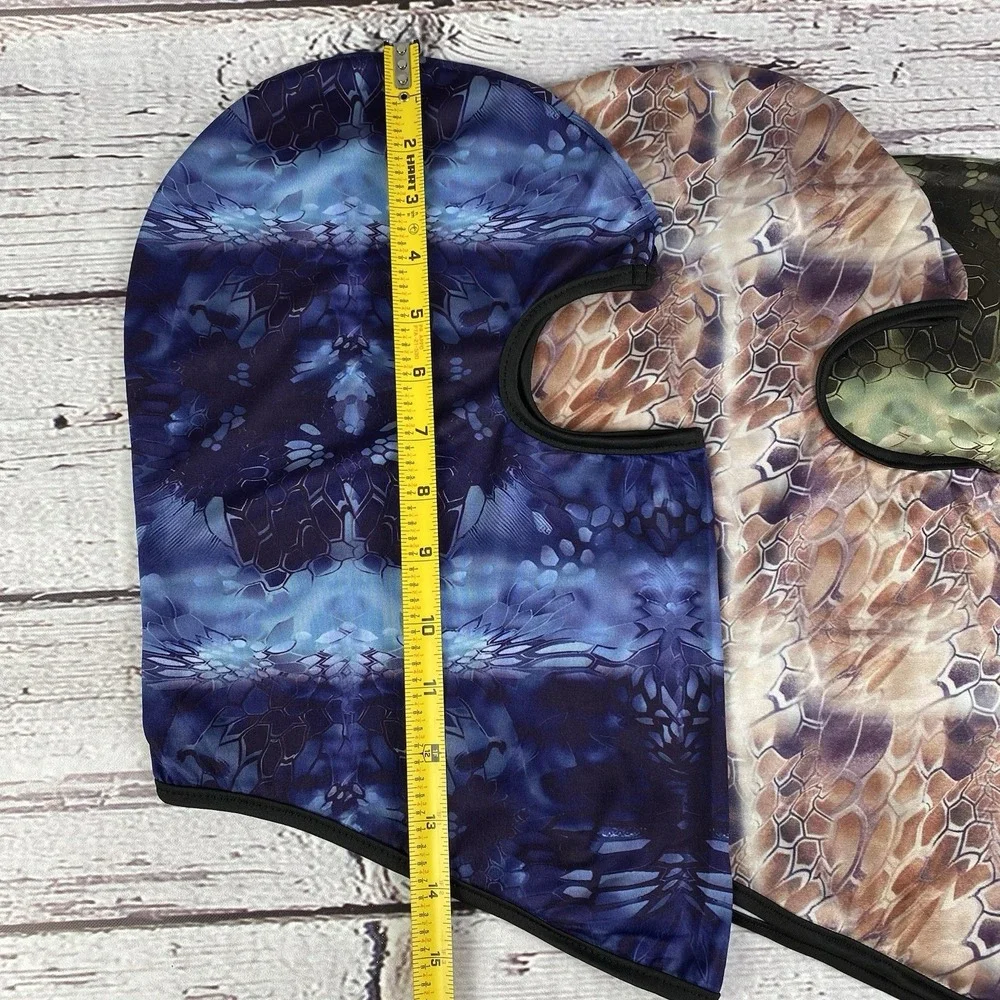 Shiesty Masks Set of 3 Scale Print Pattern One Size Ski Mask Balaclava New